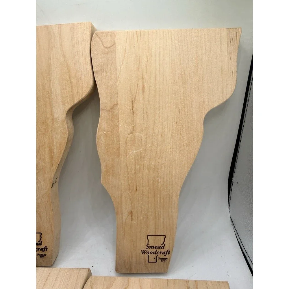 Lot Of 4 : NEW Smead Woodcraft Putney Vermont State Of VT Wooden Cutting Boards